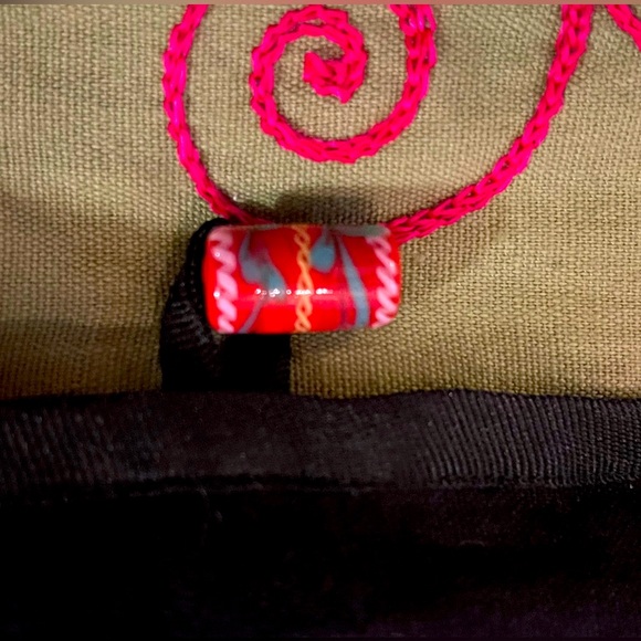 Vibrant, vintage XL Patchwork Art Jacket - Picture 5 of 8